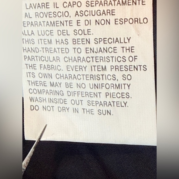 Fracomina Italian Designer Black Straight Leg Trousers Business Casual - Size 42 - Picture 9 of 13